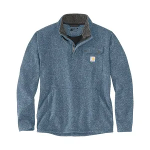 Carhartt Men's Quarter Zip Pocket Sweater Fleece - Thundercloud