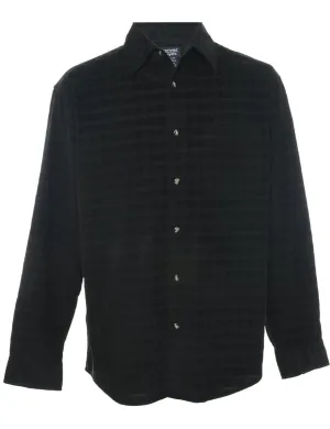 Corduroy Black Shirt - S