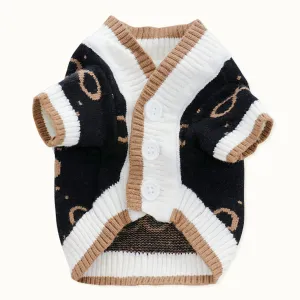 Cozy Button Front Pet Cardigan Sweater