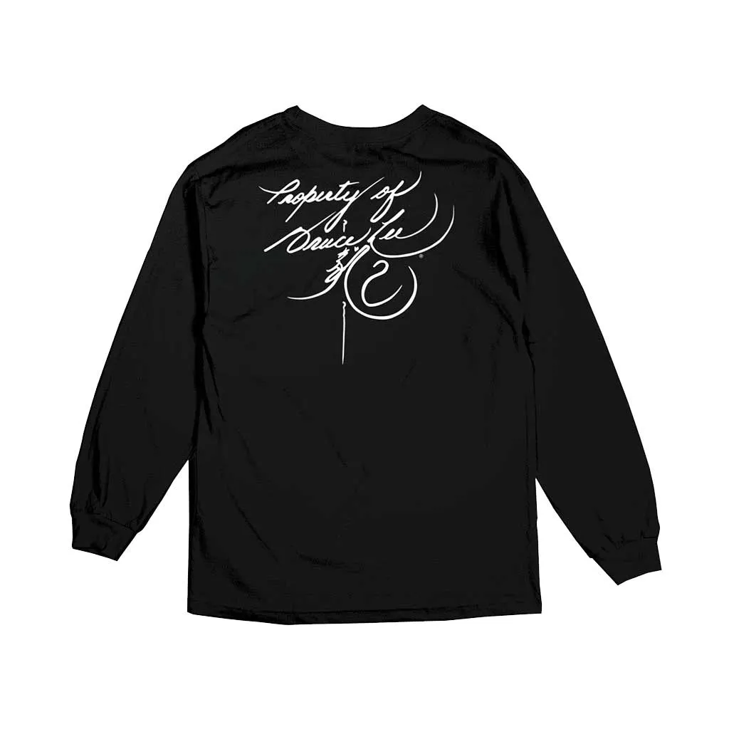 DGK x Bruce Lee Scratch L/S Tee - Black