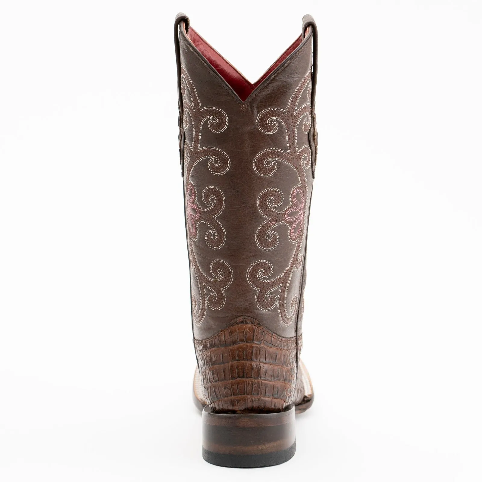 Ferrini Women's Stampede Cowhide Print Square Toe Boots 90393-23