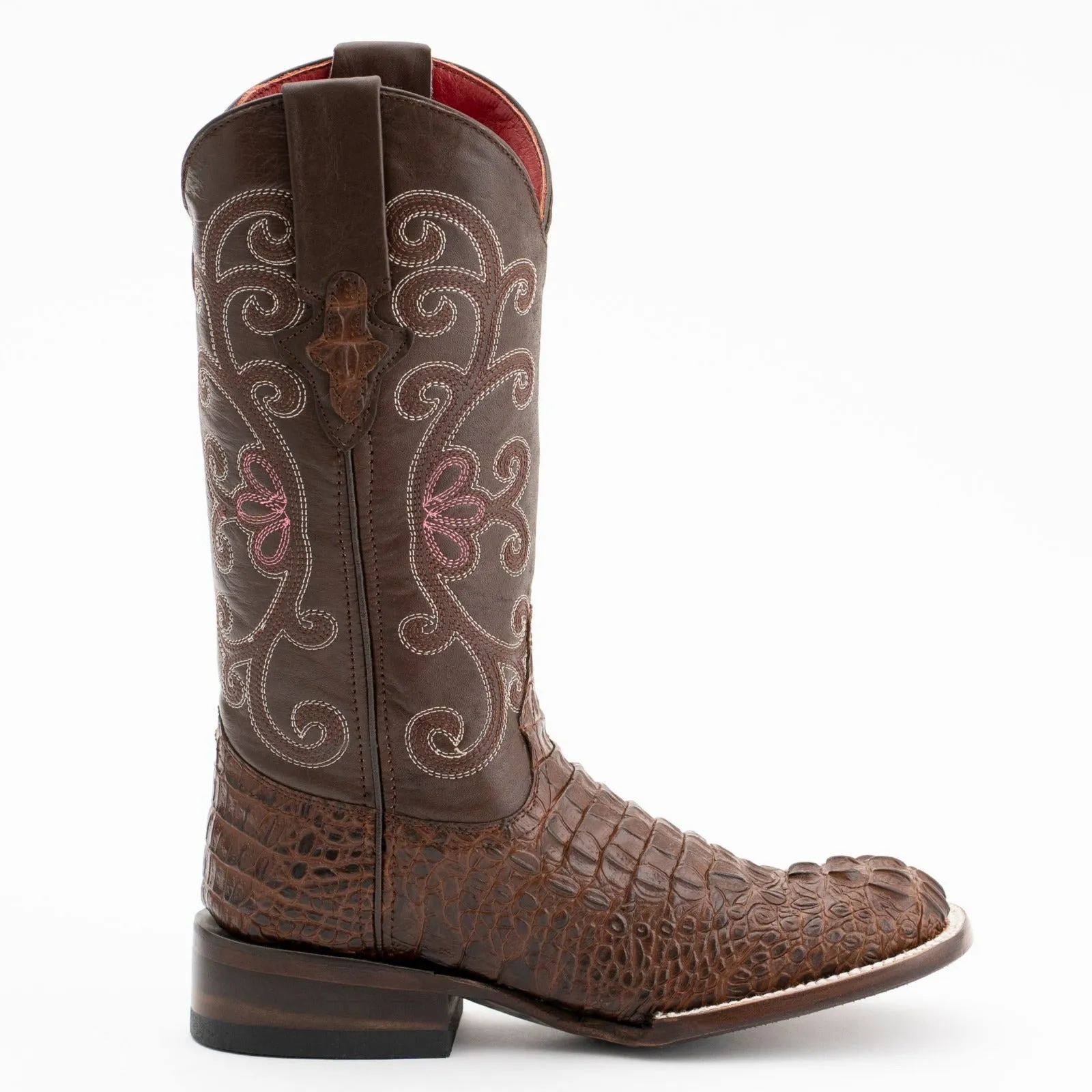 Ferrini Women's Stampede Cowhide Print Square Toe Boots 90393-23