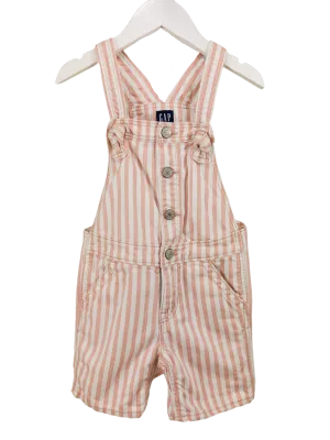 Gap Kids, Striped Overall Romper, Size 3