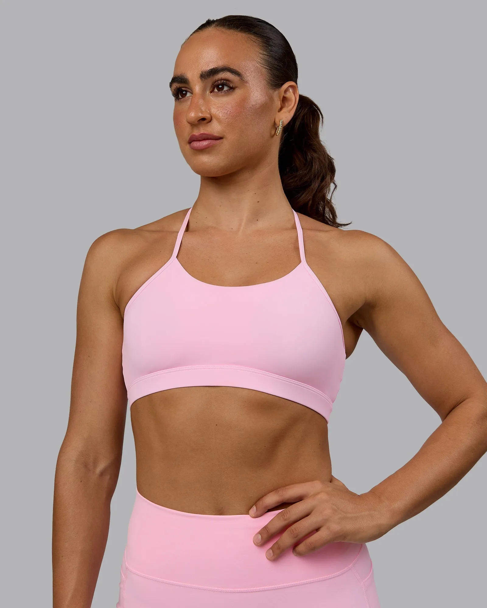 Glow Sports Bra - Pale Pink