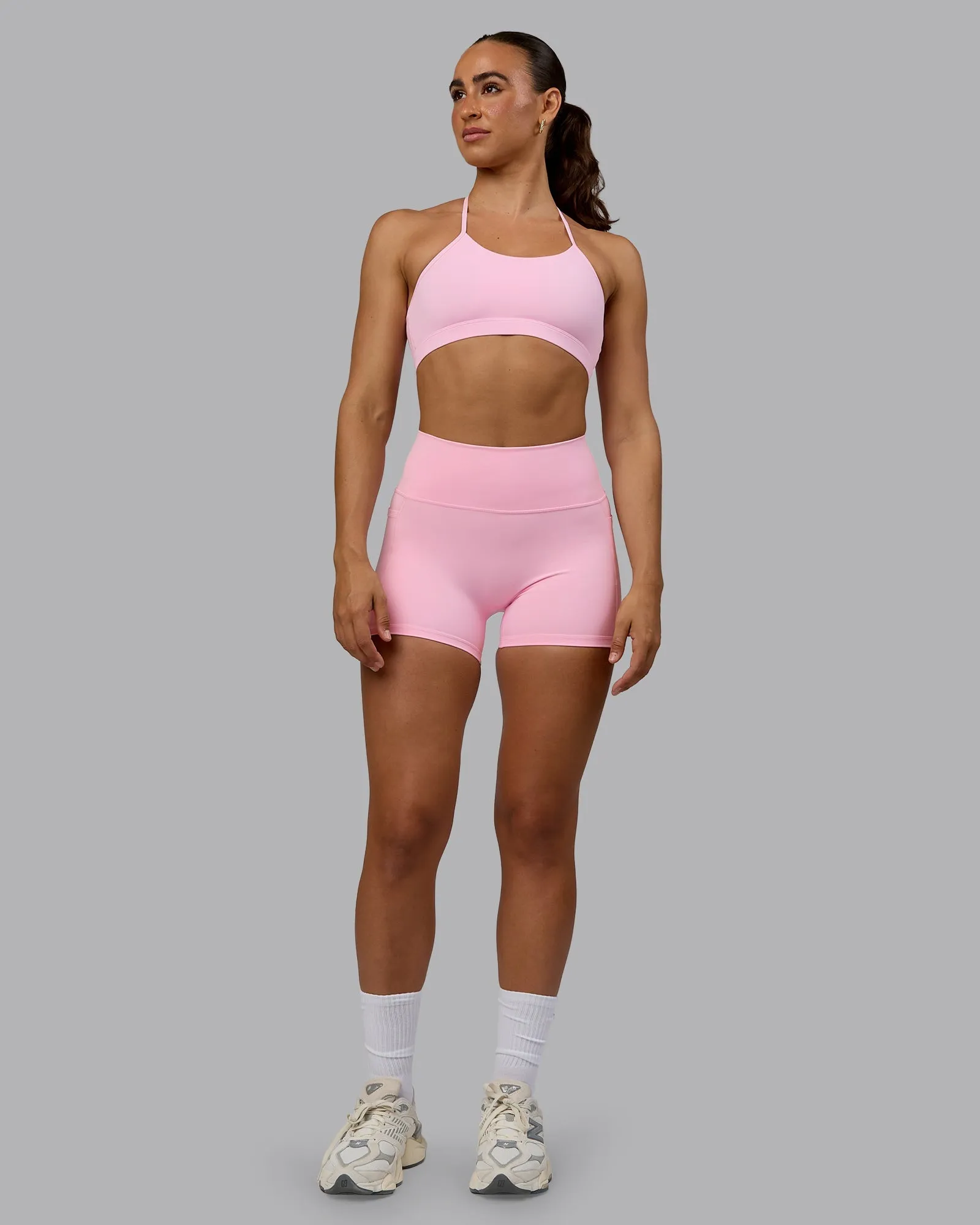 Glow Sports Bra - Pale Pink