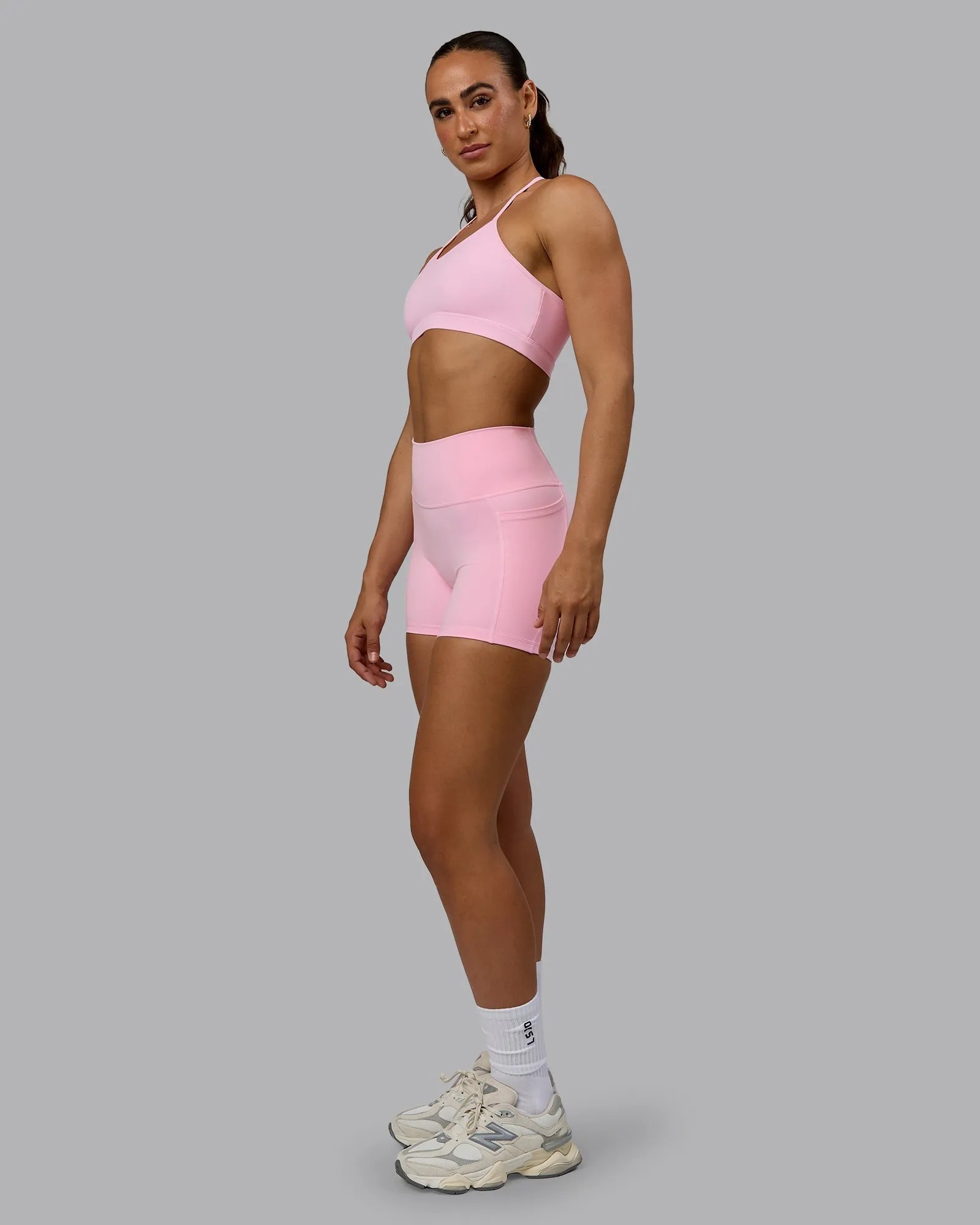 Glow Sports Bra - Pale Pink