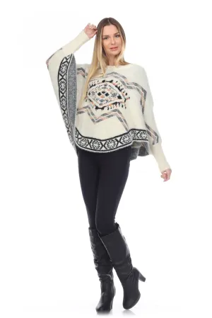 Heritage Knit Cascade Poncho