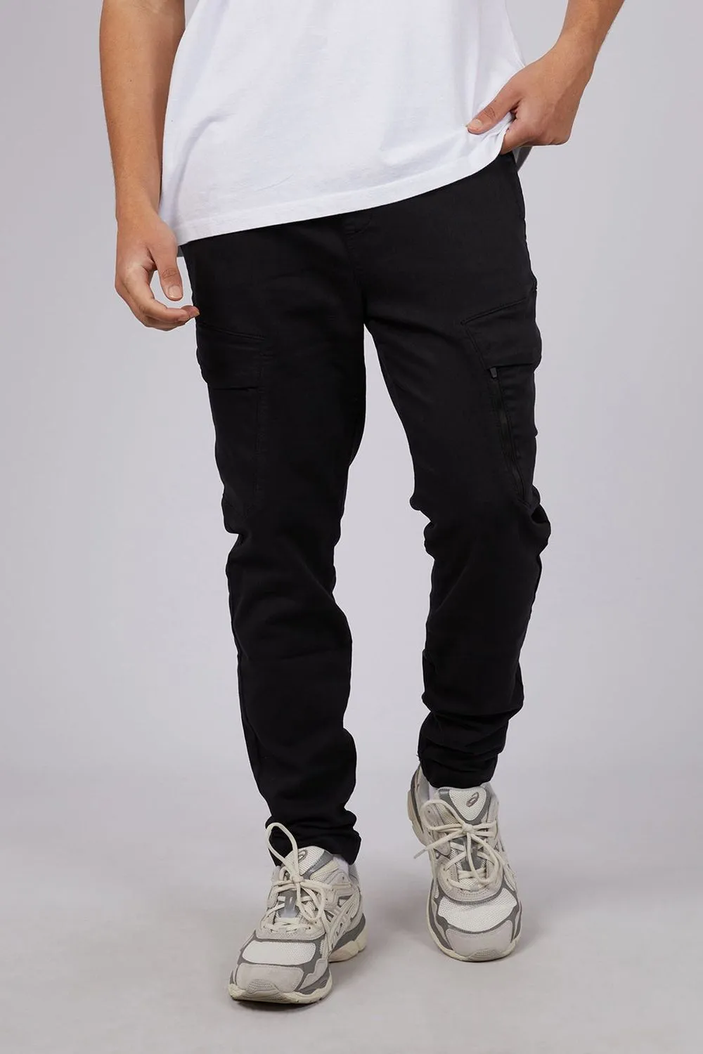 Inset Cargo Pant | Black