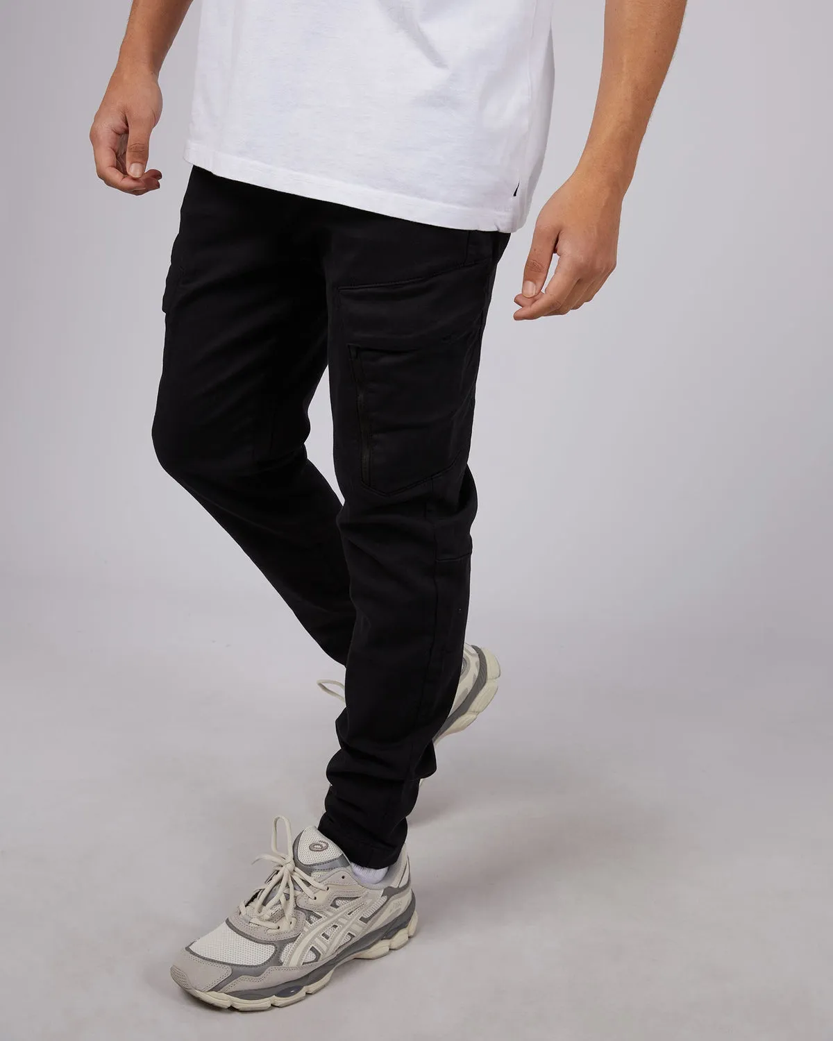 Inset Cargo Pant | Black