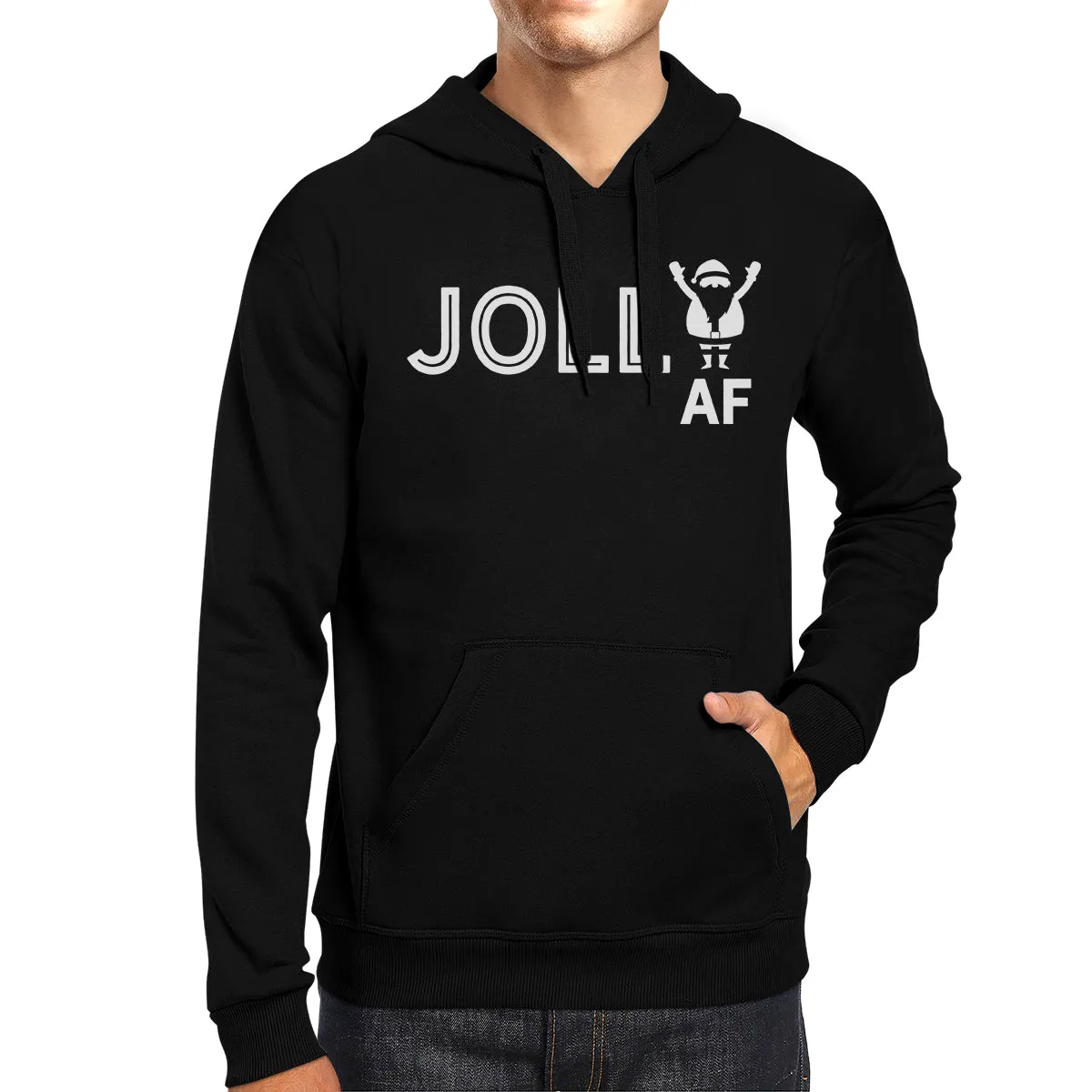 Jolly Af Black Hoodie