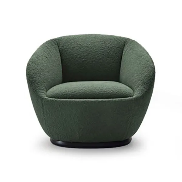 Naan Armchair with Swivel Base