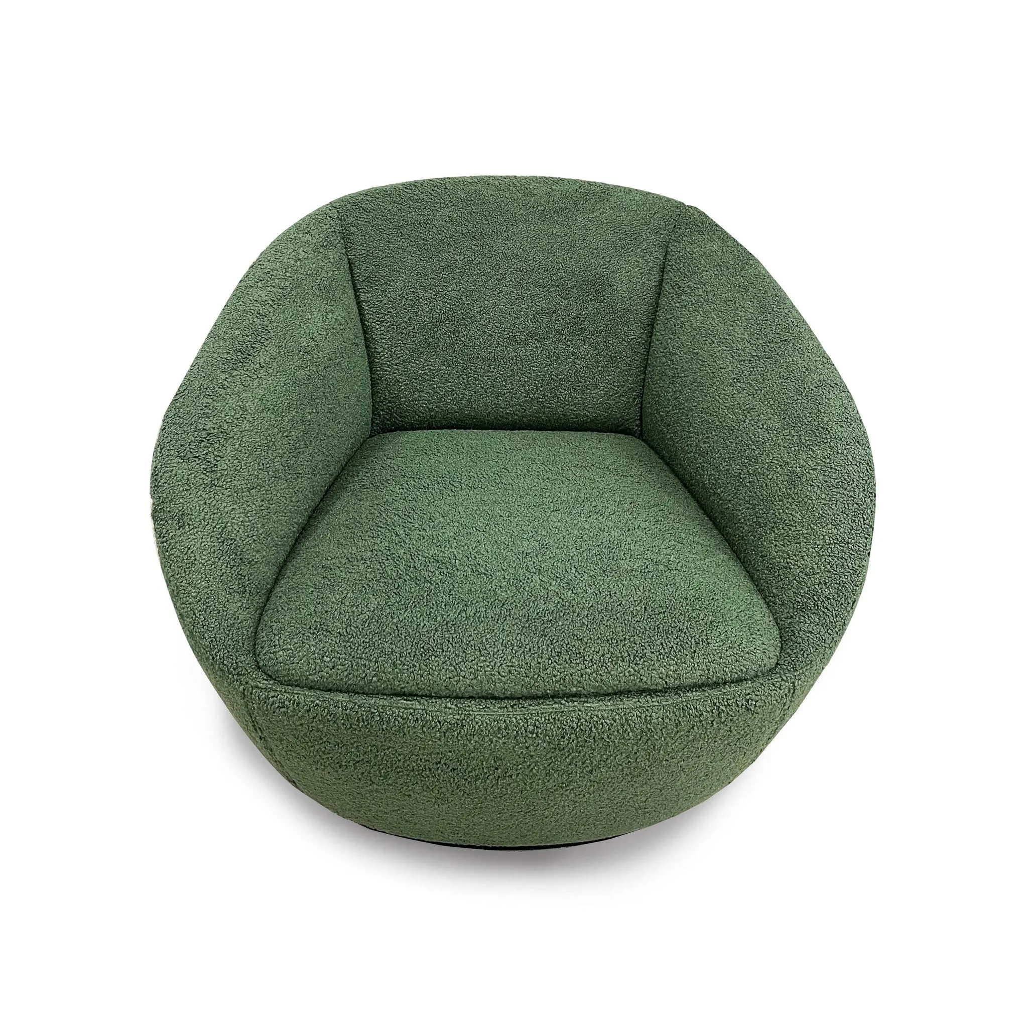 Naan Armchair with Swivel Base