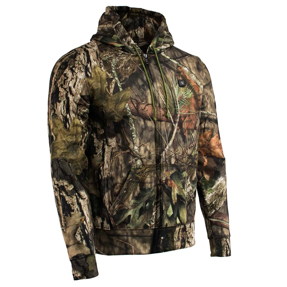 Nexgen Heat MPM1776SET Men's Camouflaged Heated Zipper Hoodies -