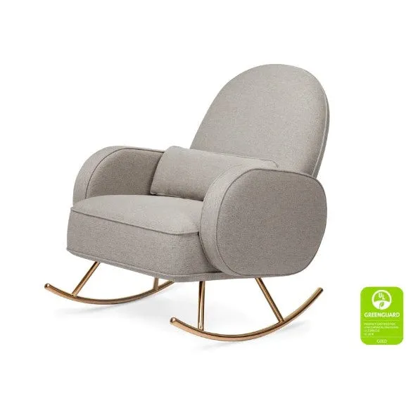 Nursery Works Compass Rocker in Light Grey Weave