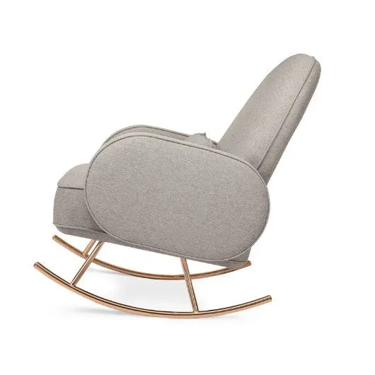 Nursery Works Compass Rocker in Light Grey Weave