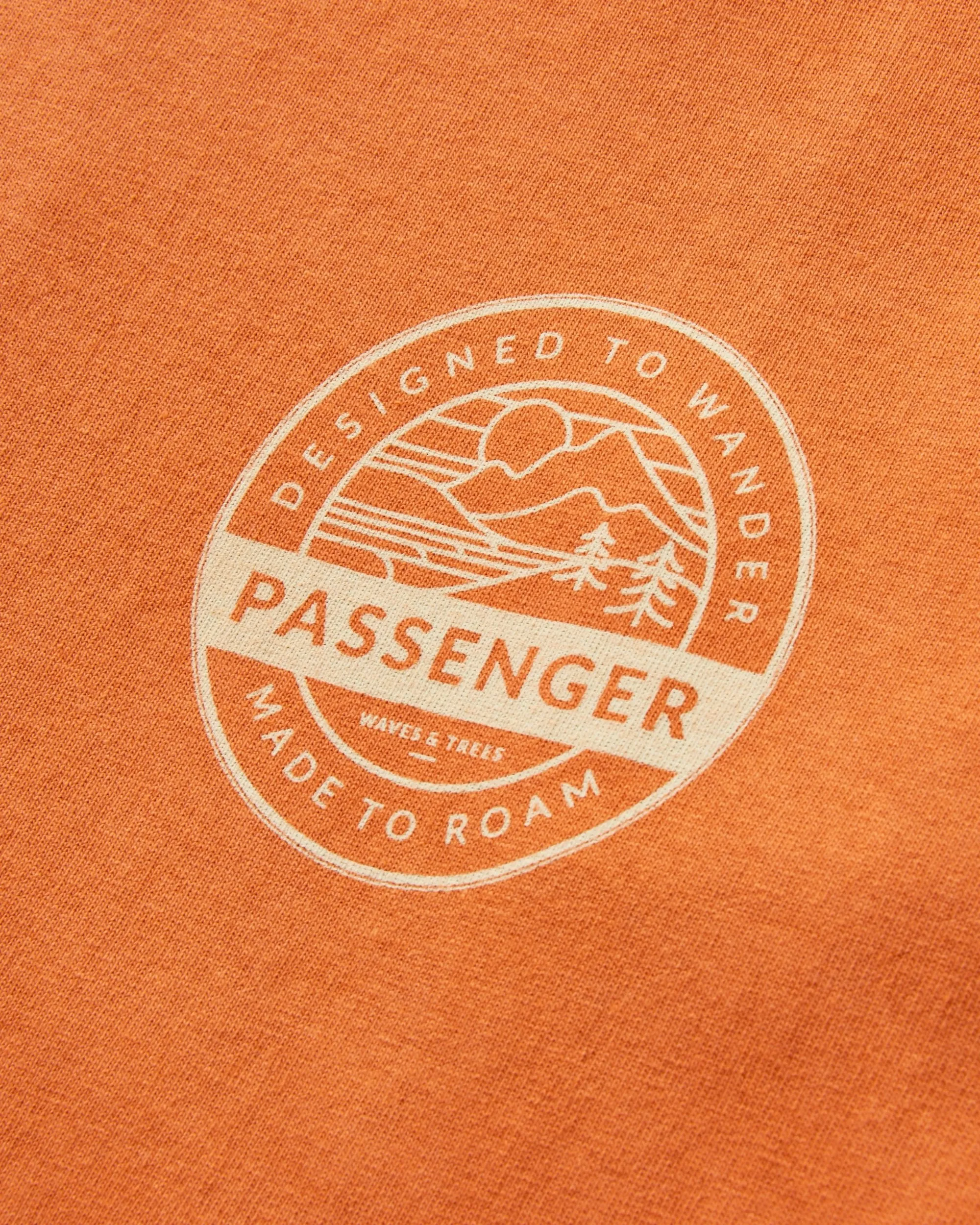 Odyssey Recycled Cotton T-Shirt - Burnt Orange