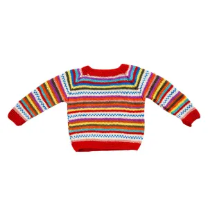 Organic Wool  | Pullover  |  Multi Color - 3 years