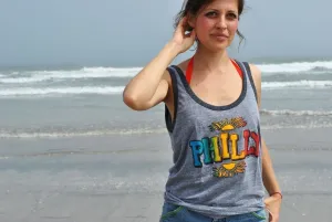 Philly Rainbow Tri Blend Tank Top