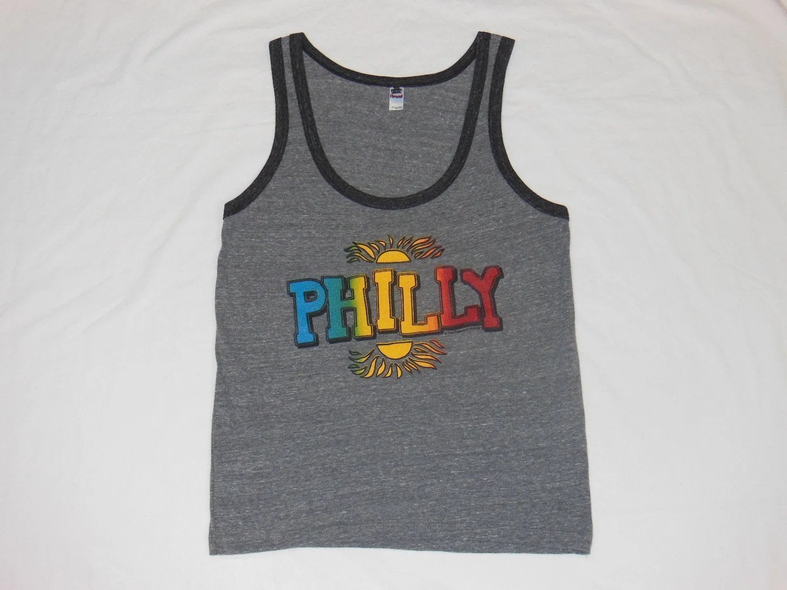 Philly Rainbow Tri Blend Tank Top