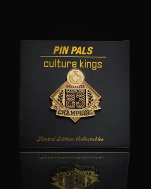 Pin Pals X Culture Kings Champions Pin Gold/Black/Red