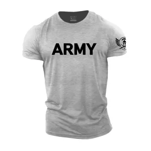 Retro Army Cotton T-Shirt