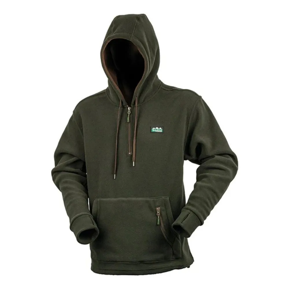 Ridgeline | Ballistic Long Sleeved Fleece Hoodie | Olive