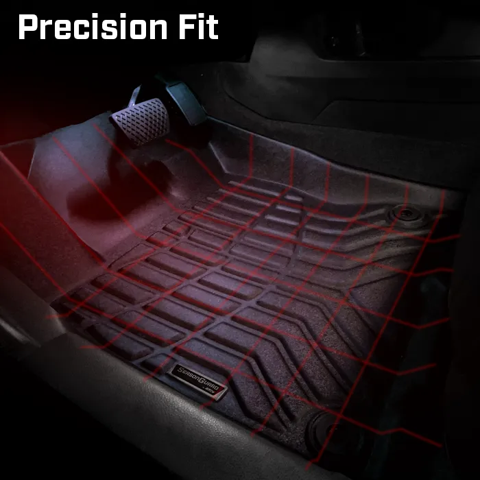 Season Guard 3D Floor Mat Liner, Jeep Wrangler JL 2018-2019  Front and Rear Seat 3pc