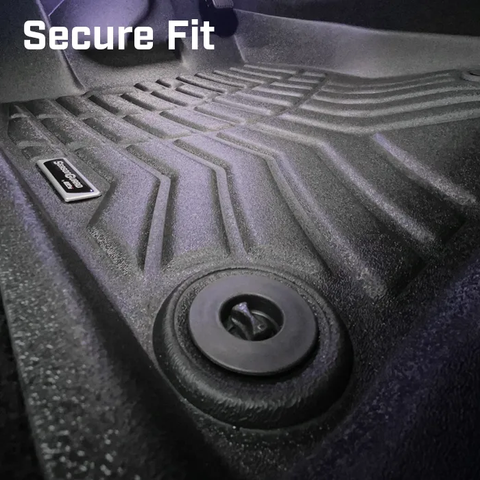 Season Guard 3D Floor Mat Liner, Jeep Wrangler JL 2018-2019  Front and Rear Seat 3pc