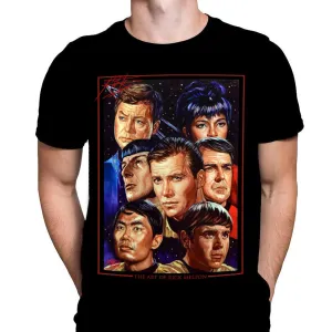 STAR TREK COLLAGE -  Movie Poster Art - T-Shirt by Rick Melton